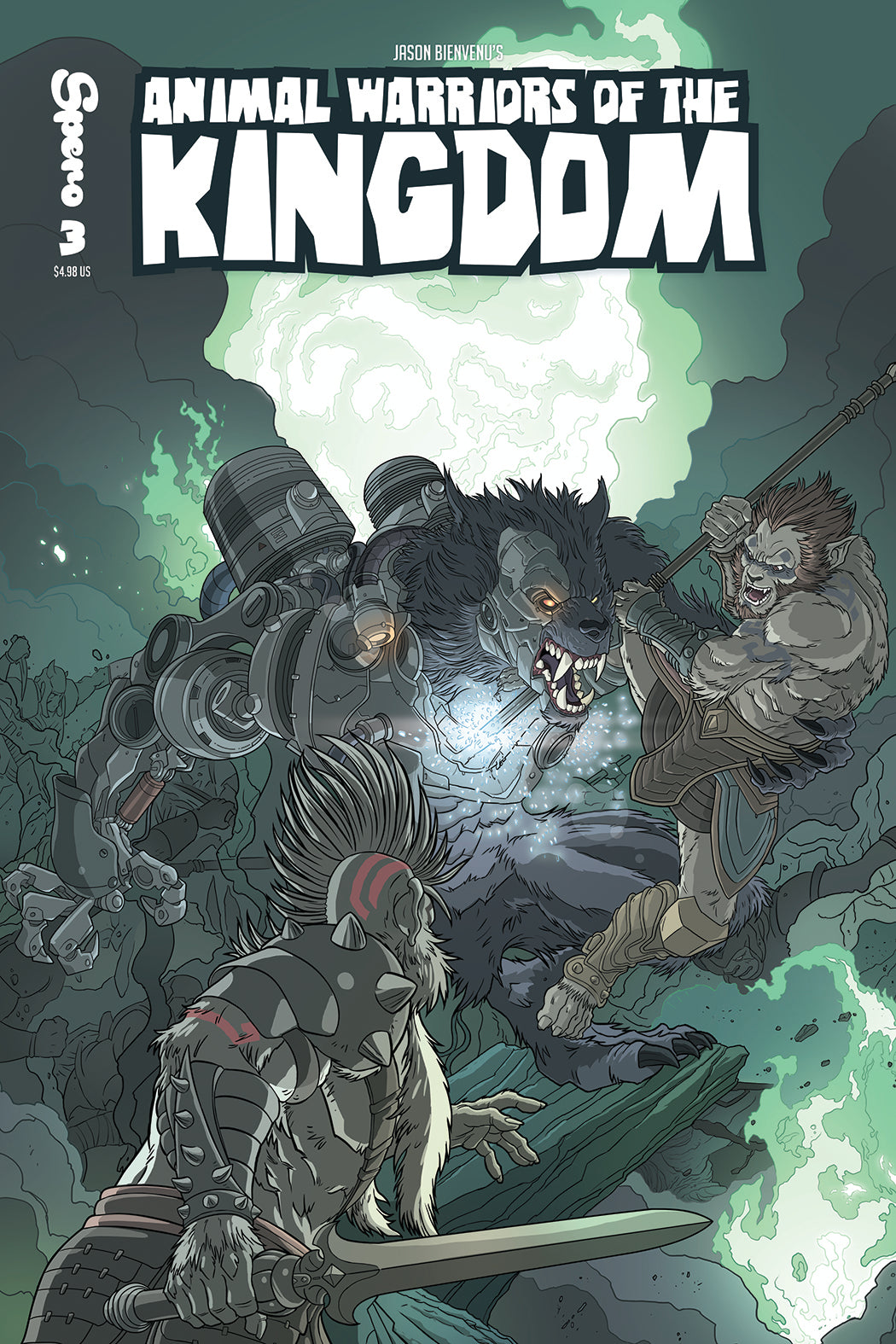 ANIMAL WARRIORS OF THE KINGDOM ISSUE #3 -Physical Copy
