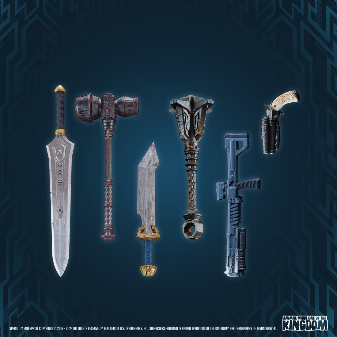 PRE-ORDER Series 2 WAVE ONE - Bone Crusher Weapon Set