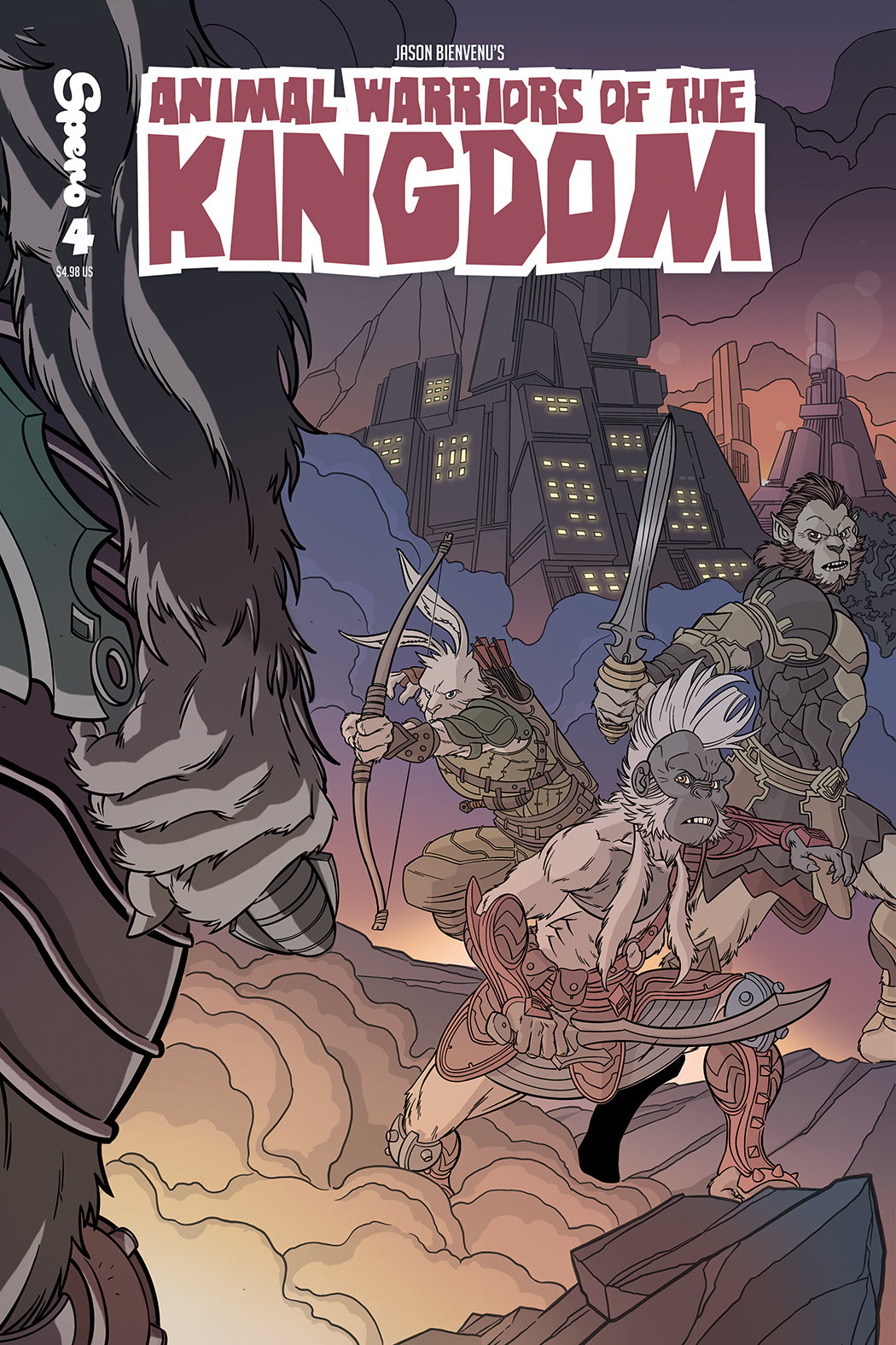 ANIMAL WARRIORS OF THE KINGDOM ISSUE #4 -Physical Copy